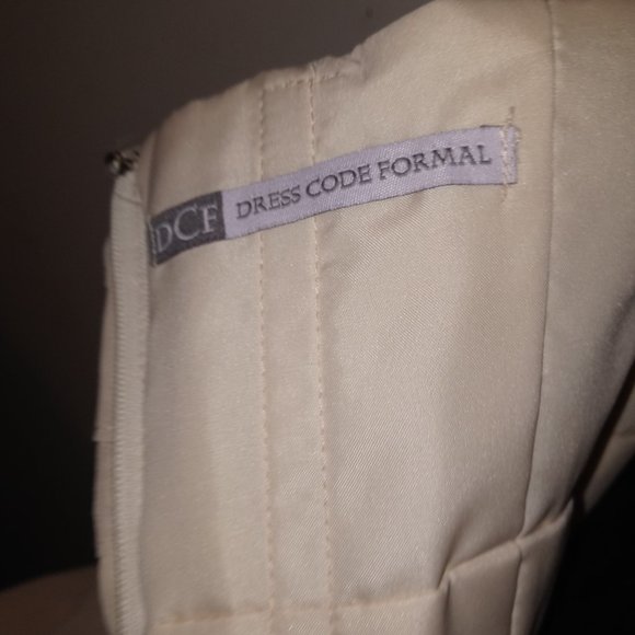 Taupe and Brown Dress - Picture 2 of 5